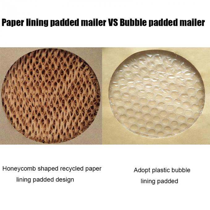 Πλήρως επένδυση γεμισμένο Mailer κυψελωτού εγγράφου φακέλων Biodegradable&Compostable