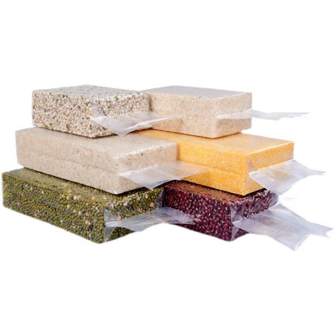 Προσαρμοσμένη διαφανής τσάντα κενού με διάφορα κόκκια εκτύπωση ανακυκλώσιμη επιφάνεια Offset για βιομηχανική χρήση τροφίμων 2