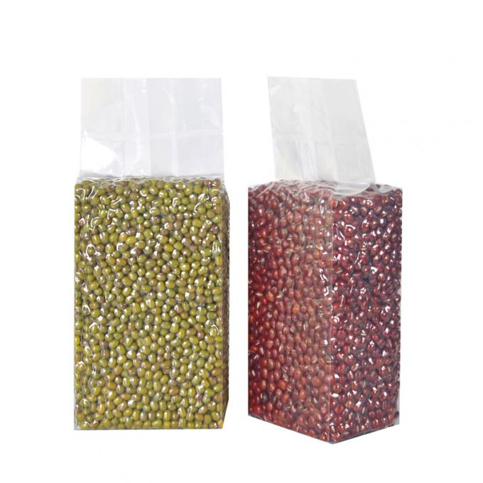 Προσαρμοσμένη διαφανής τσάντα κενού με διάφορα κόκκια εκτύπωση ανακυκλώσιμη επιφάνεια Offset για βιομηχανική χρήση τροφίμων 1