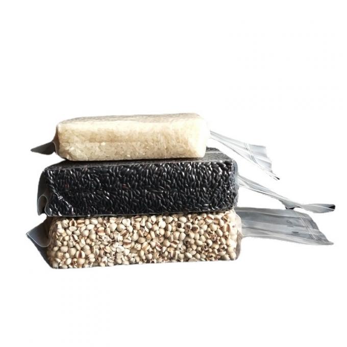 Προσαρμοσμένη διαφανής τσάντα κενού με διάφορα κόκκια εκτύπωση ανακυκλώσιμη επιφάνεια Offset για βιομηχανική χρήση τροφίμων 3