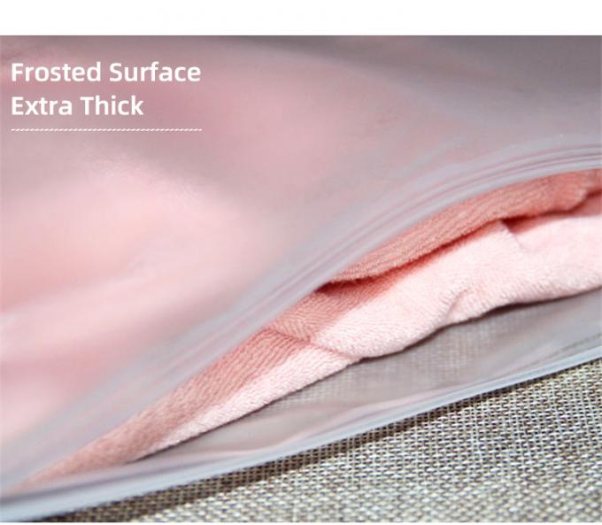 Custom Printing Eco-Friendly Resealable Plastic Ziplock Bags With Handle For Clothes Packaging Bags Με χερούλι για ρούχα 7