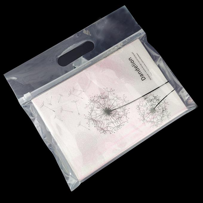 Custom Printing Eco-Friendly Resealable Plastic Ziplock Bags With Handle For Clothes Packaging Bags Με χερούλι για ρούχα 2