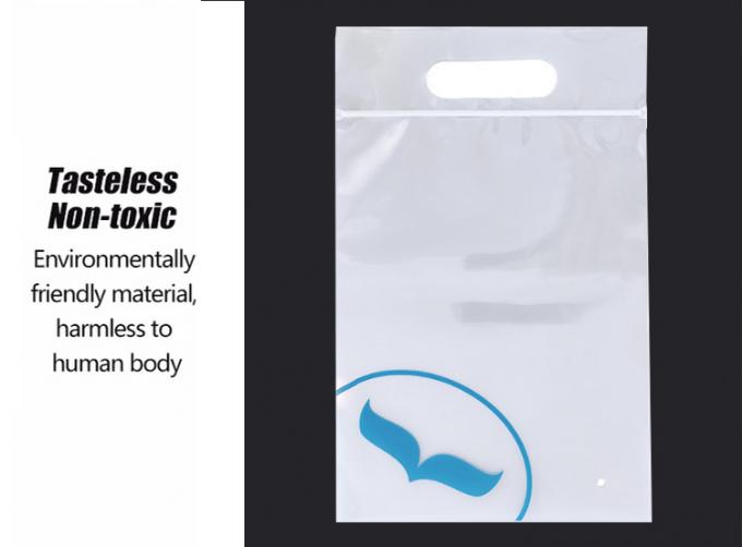 Custom Printing Eco-Friendly Resealable Plastic Ziplock Bags With Handle For Clothes Packaging Bags Με χερούλι για ρούχα 3