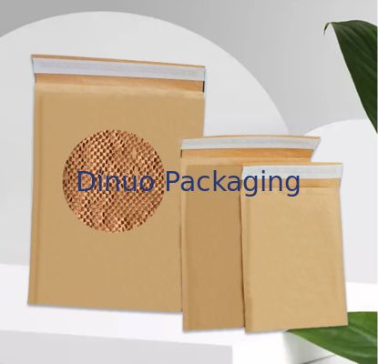 Προσαρμόσιμος αντικραδασμικός φάκελος από χαρτί Honeycomb, φιλικός προς το περιβάλλον, χάρτινη τσάντα για αποστολή