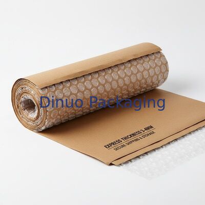 Εξπρές πάχος 3 έως 4 mm Kraft Poly Bubble Wrap Προστατευτικό υλικό συσκευασίας σχεδιασμένο για ασφαλή αποστολή και αποθήκευση