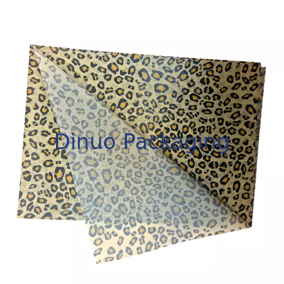 Leopard Print Acid Χωρίς Ανακυκλωμένο Χαρτί Περιτυλίγματος για Ρούχα Γενεθλίων Δώρου