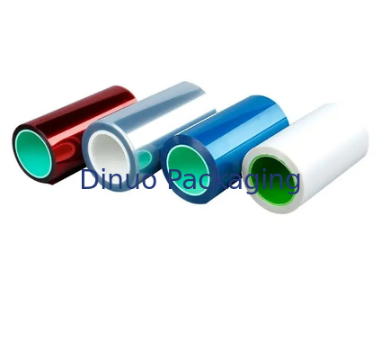 25micron διαφανής ταινία σκαφών της γραμμής απελευθέρωσης της PET για την ταινία απελευθέρωσης τσαντών αγγελιαφόρων