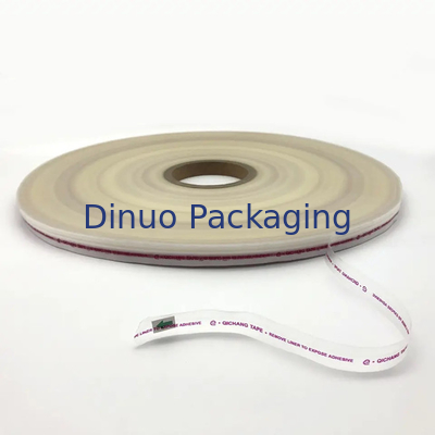 Glassine διπλή πλαισιωμένη HDPE ταινιών απελευθέρωσης σκαφών της γραμμής σφραγίζοντας ταινία τσαντών εγγράφου μετακινούμενη