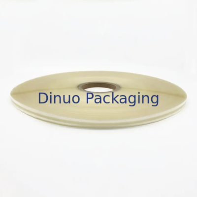 Glassine διπλή πλαισιωμένη HDPE ταινιών απελευθέρωσης σκαφών της γραμμής σφραγίζοντας ταινία τσαντών εγγράφου μετακινούμενη