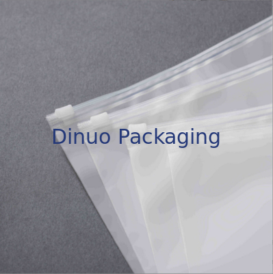 CPE PE διαφανής παγωμένη πλαστική τσάντα κλειδώματος Zip με ανακυκλώσιμη και ανθεκτική στην σκόνη απόδοση