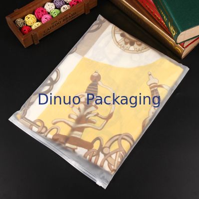 Προσαρμοσμένο μέγεθος CPE σφραγισμένες σακούλες Ματ παγωμένες σακούλες συσκευασίας με κλείδωμα σφραγισμένο για αποστολή