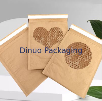 Προσαρμόσιμος αντικραδασμικός φάκελος από χαρτί Honeycomb, φιλικός προς το περιβάλλον, χάρτινη τσάντα για αποστολή