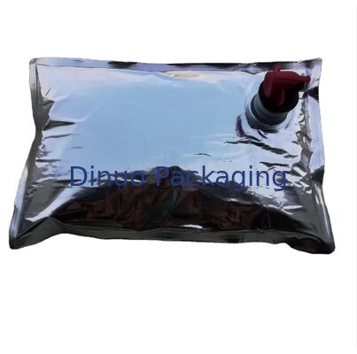 High Barrier VMPET / PE Aluminum Foil Bib Inner Liner Bag In Box With Valve
