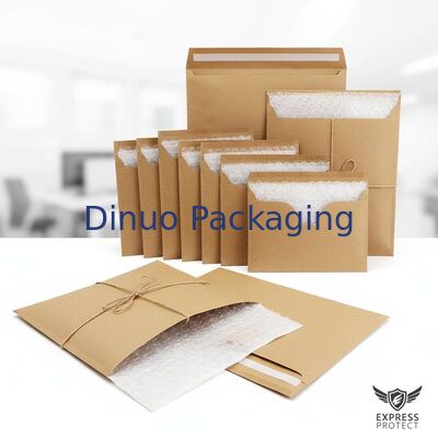 60 έως 180gm Kraft Bubble Mailers Διαφορετικά μεγέθη Express Shipping Προστατευτικές συσκευασίες Περιοχές που προσφέρουν προστασία της αλληλογραφίας