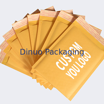 Καφέ φυσικό Kraft Kraft χαρτί mailer 6 χρώματα εκτύπωση Eco φιλική συσκευασία mailer σχεδιασμένο για την ασφαλή παράδοση των προϊόντων