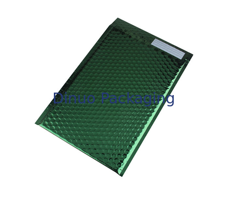Tearproof μεταλλικοί φυσαλίδων γεμισμένοι τετράγωνο φάκελοι χρώματος Mailers σκούρο πράσινο