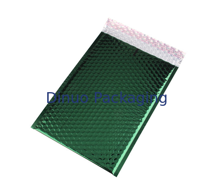 Tearproof μεταλλικοί φυσαλίδων γεμισμένοι τετράγωνο φάκελοι χρώματος Mailers σκούρο πράσινο