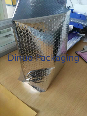 Μεγάλη όγκου ασημένια 145x210mm #C φυσαλίδων στάσεων επάνω μεταλλική ρυτίδα φύλλων αλουμινίου αργιλίου Mailers ανθεκτική
