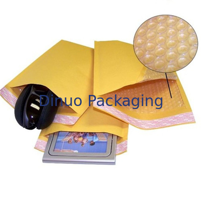UV απόδειξη 175x260mm #D Mailers φακέλων περικαλυμμάτων φυσαλίδων της Kraft κίτρινη/εγγράφου της Kraft