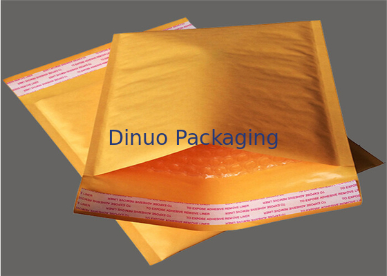 UV απόδειξη 175x260mm #D Mailers φακέλων περικαλυμμάτων φυσαλίδων της Kraft κίτρινη/εγγράφου της Kraft