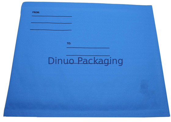 Διαμορφωμένη μπλε φυσαλίδα Mailers της Kraft 215x260mm συσκευάζοντας φάκελοι περικαλυμμάτων φυσαλίδων #E ανθεκτικοί στα οξέα