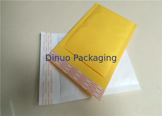 Το μέγεθος 4 φυσαλίδα Mailers ναυτιλίας της Kraft, άσπρη/κίτρινη αποστολή τυλίγει 9,5 " X14»