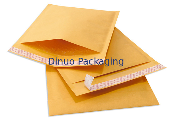 7.25 X 8 εύκολες πτυχές Mailers, αυτοκόλλητη σφραγίδα της Kraft φακέλων φυσαλίδων #CD