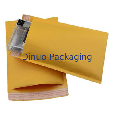 Ελαφριά κίτρινη φυσαλίδα Mailers, αντίσταση της Kraft κλονισμού φακέλων φυσαλίδων της Kraft
