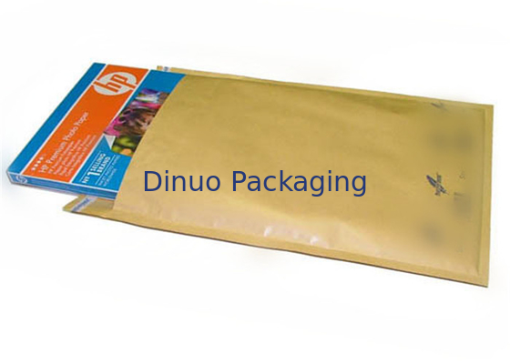 Ελαφριά κίτρινη φυσαλίδα Mailers, αντίσταση της Kraft κλονισμού φακέλων φυσαλίδων της Kraft