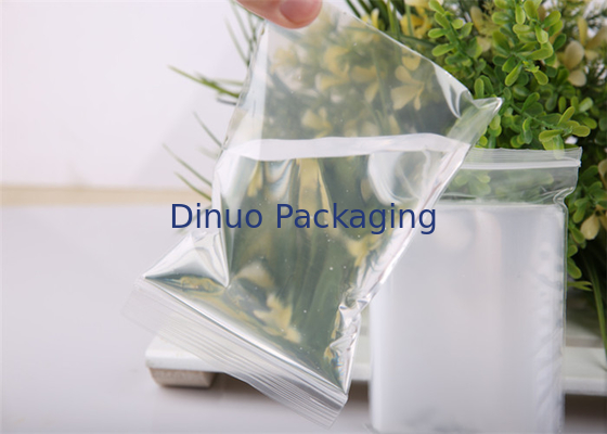 Leakproof Ziplock σαφείς πλαστικές τσάντες #100*160mm PE για την υγρή συσκευασία
