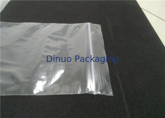 Resealable πλαστικές τσάντες PE με Ziplock την περάτωση, πλαστικές τσάντες συσκευασίας αδιάβροχες