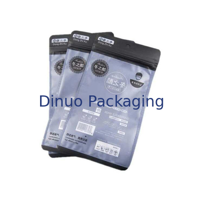 Resealable στάση επίπεδων κατώτατων σημείων επάνω Ziplock στις τσάντες για την ιατρική συσκευασία μασκών