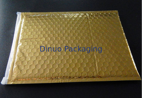 Αστεριών συσκευάζοντας φερμουάρ φωτογραφικών διαφανειών πλαστική τσάντα φερμουάρ τσαντών φυσαλίδων μεταλλινών χρυσή για τα δώρα