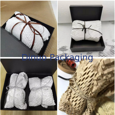 80gsm έγγραφο 50cm*100m της κυψελωτής Kraft για τη συσκευασία δώρων